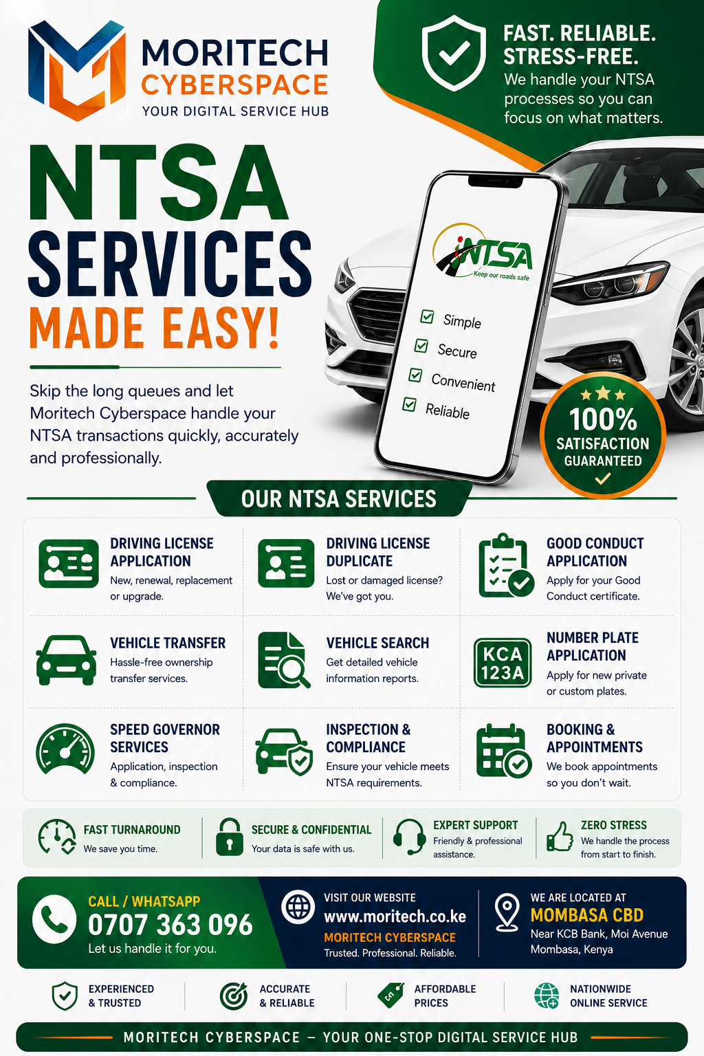 need NTSA services????? .. we are here to help exactly with that